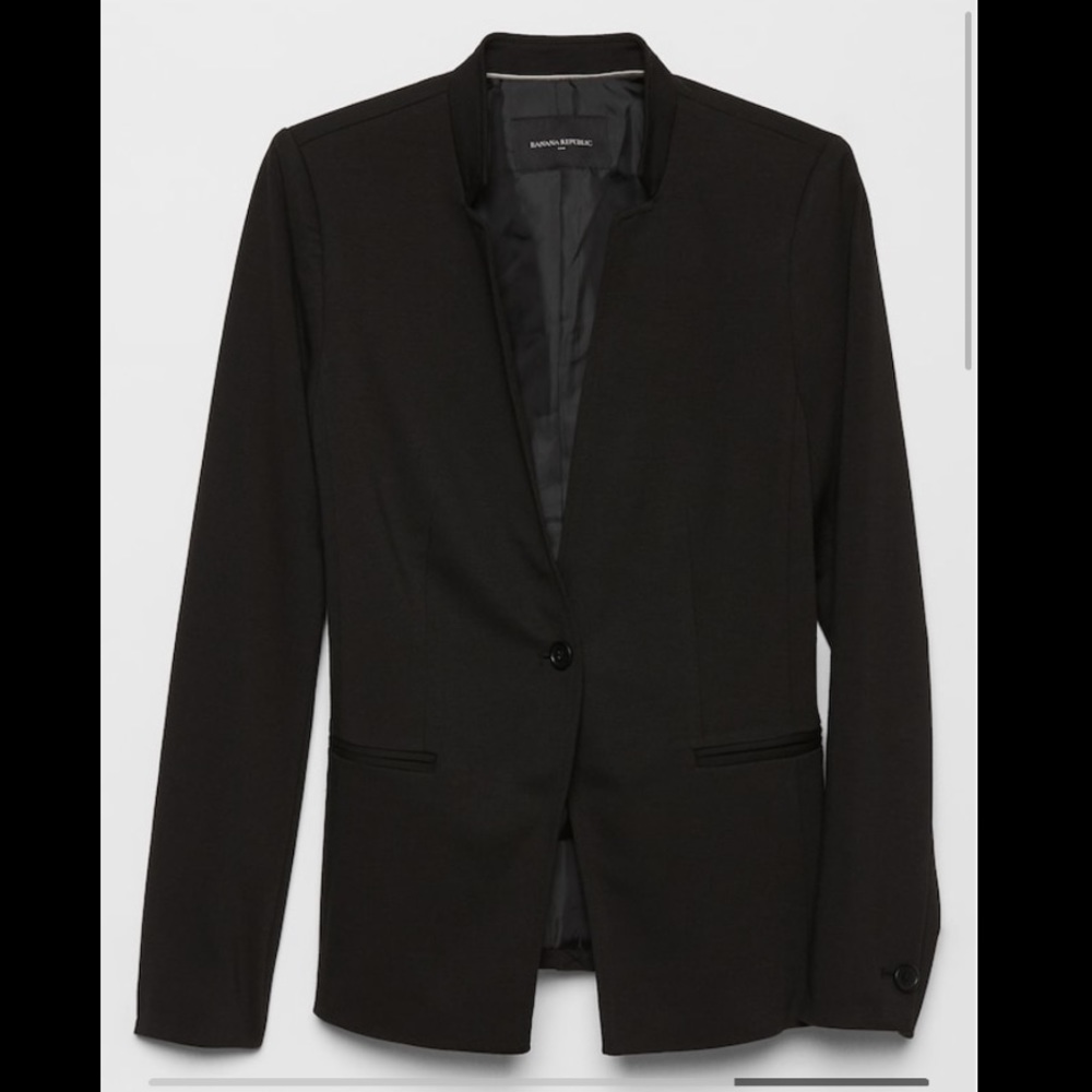 Banana republic inverted collar blazer